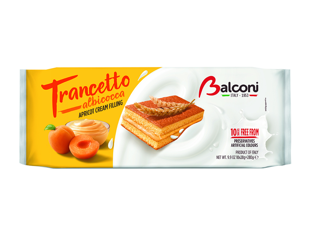 Snacks Balconi Trancetto Pêssego 280g