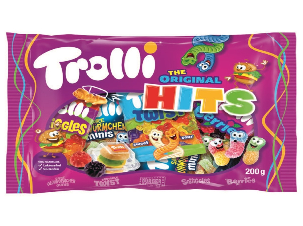 Gomas Trolli Original Hits 200 G