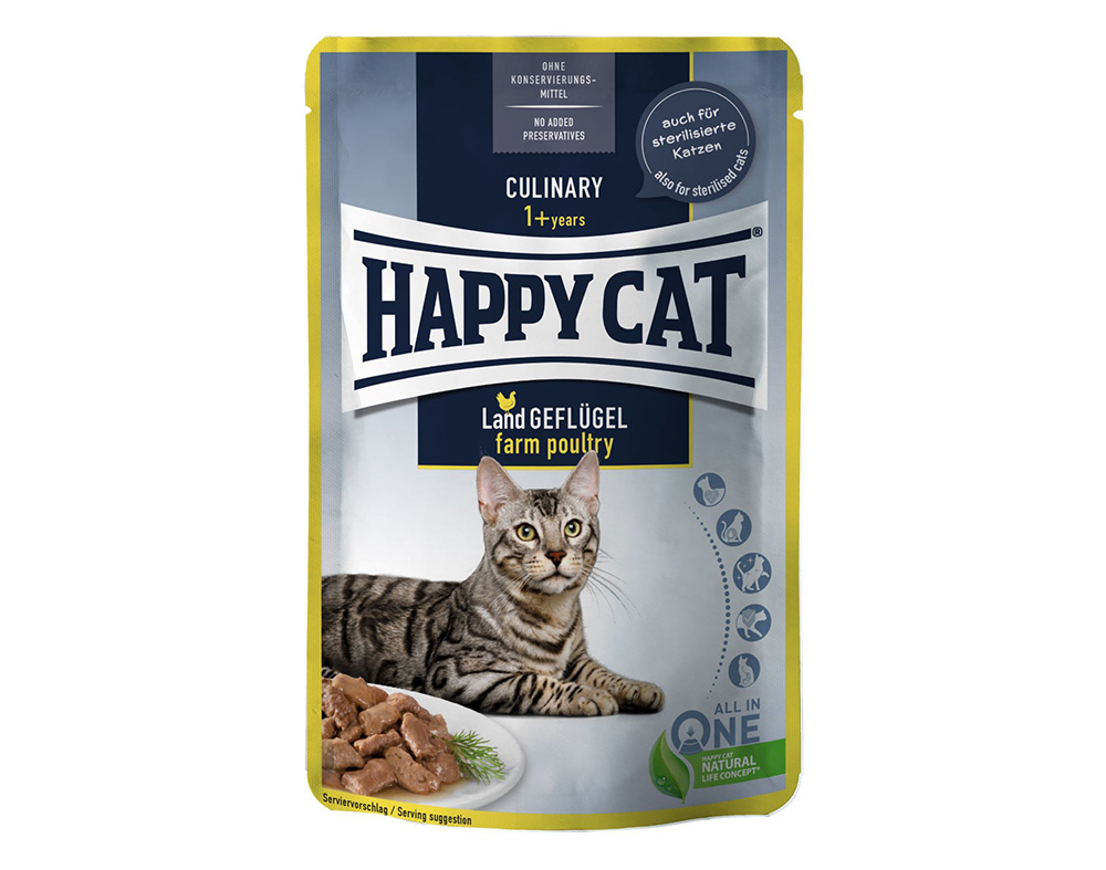 Comida Húmida Gato Happy Cat Adulto Frango 85g