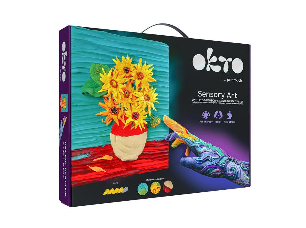 Conjuntos Creativos Okto 3d Tela Sunflowers