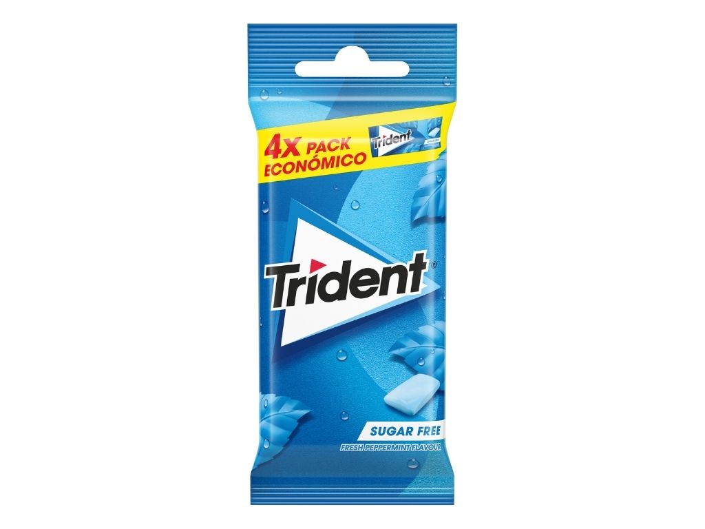 Pastilhas Elásticas Trident Fresh Peppermint 56g