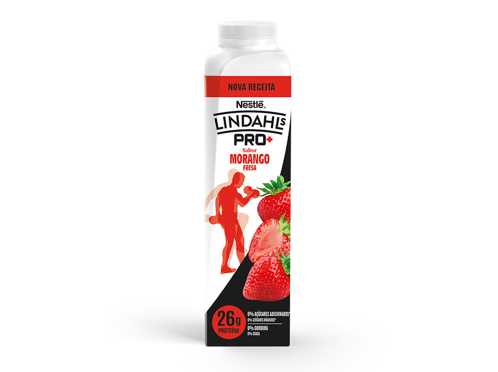 Iogurte Liquido Lindahls Morango 330ml