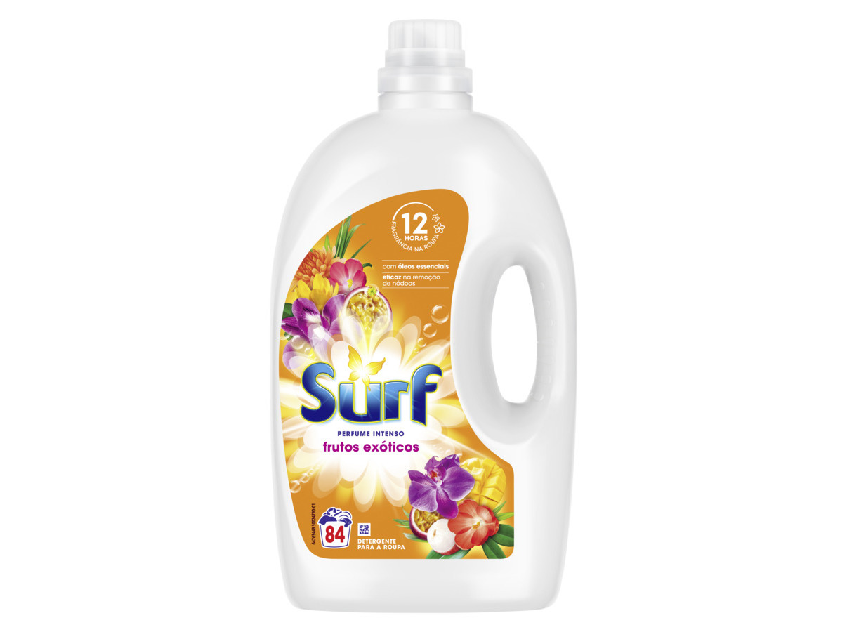 Detergente Roupa Máquina Liquído Surf Frutos Exóticos 84doses