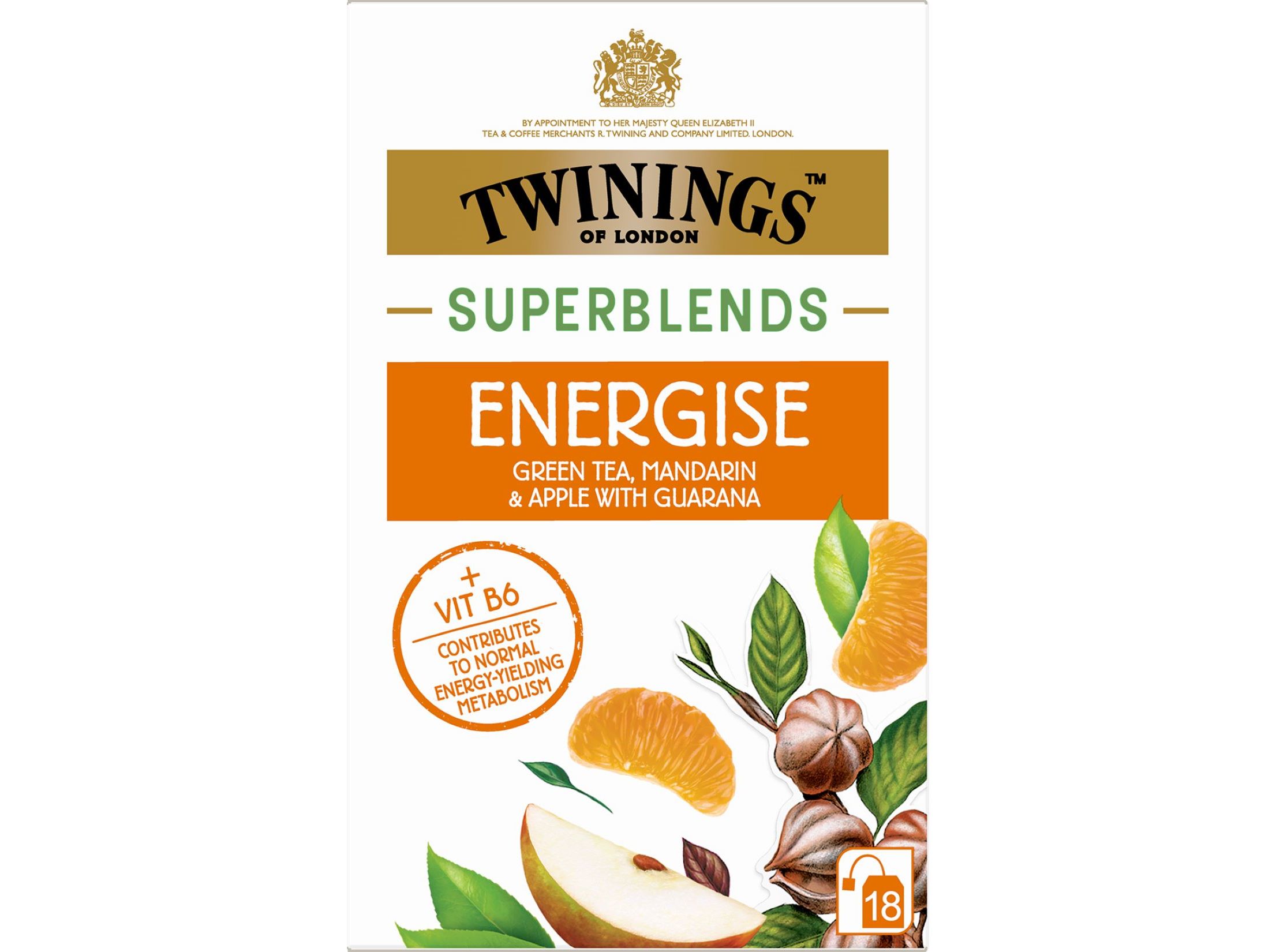 Infusão Twinings Superblend Energize 18 Saq