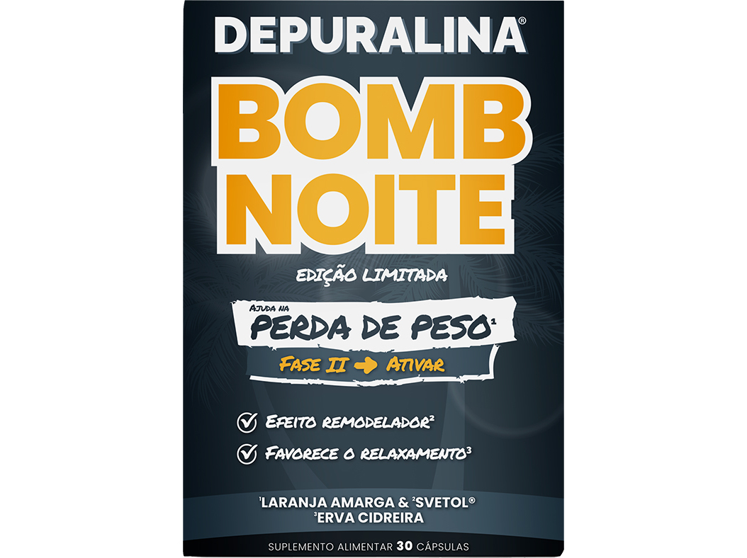 Suplemento Depuralina Bomb Noite 30 Cáps