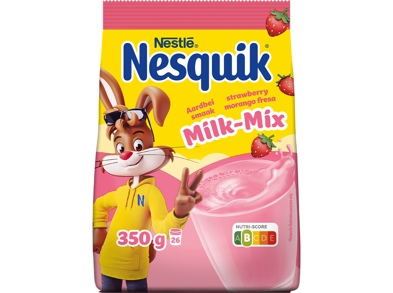 Achocolatado Nesquik Morango 350g