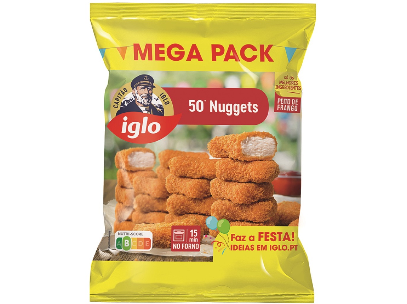 Nuggets Iglo Frango 50un 1042g