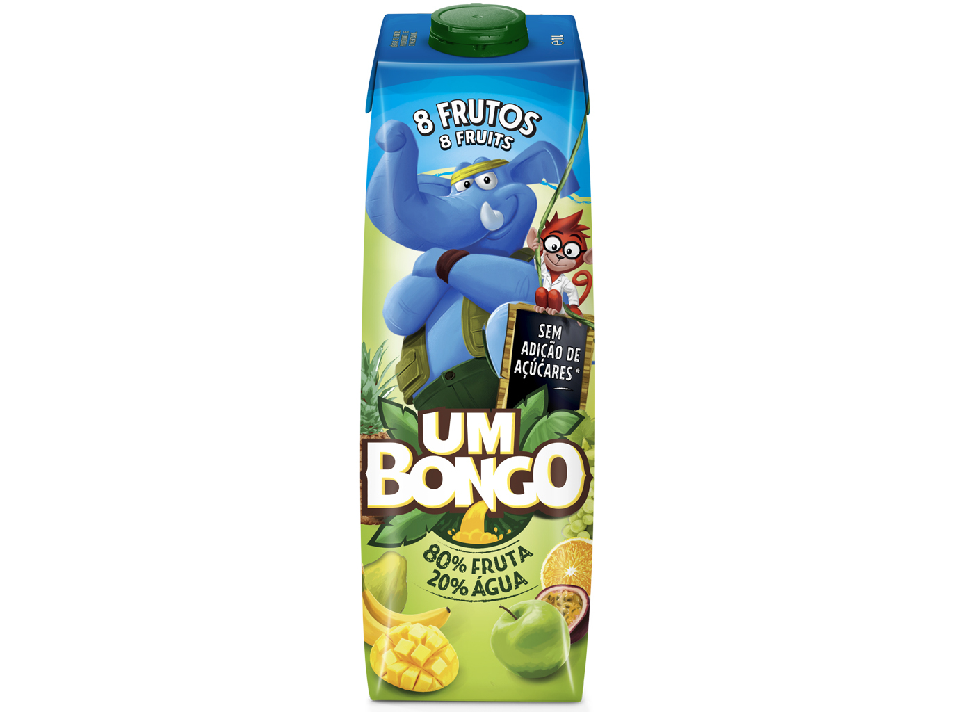 Néctar Um Bongo 8 Frutos 1l