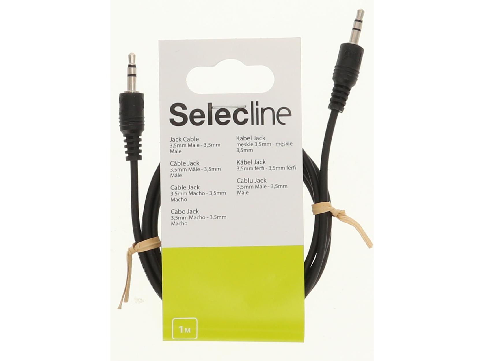 Cabo Áudio Selecline G4217914 35 Stereo Mm Preto 1m