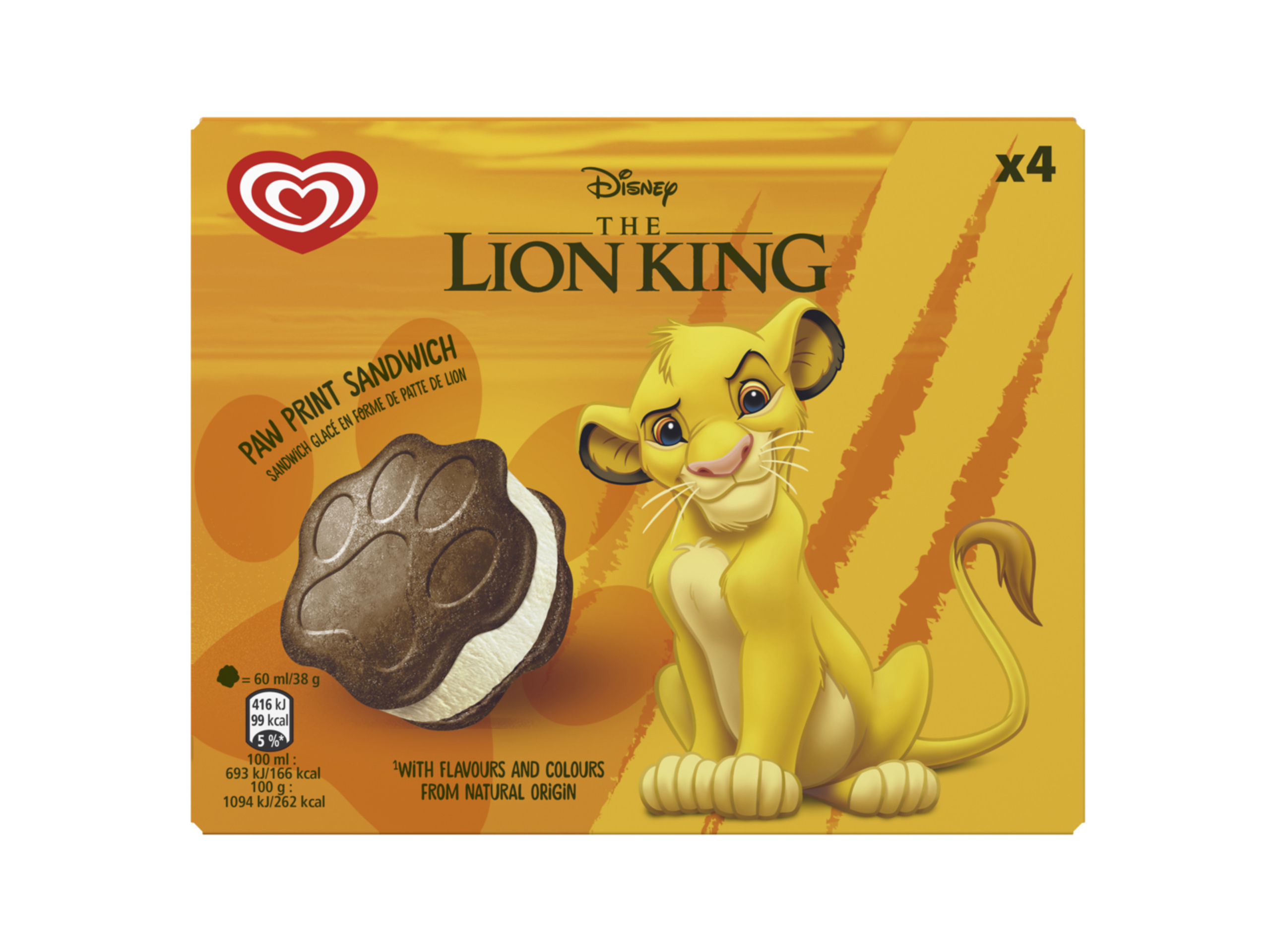 Sandwich Olá Disney Lion King 4x60ml