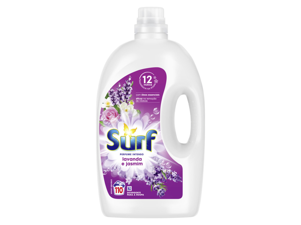 Detergente Roupa Máquina Liquído Surf Lavanda 110d