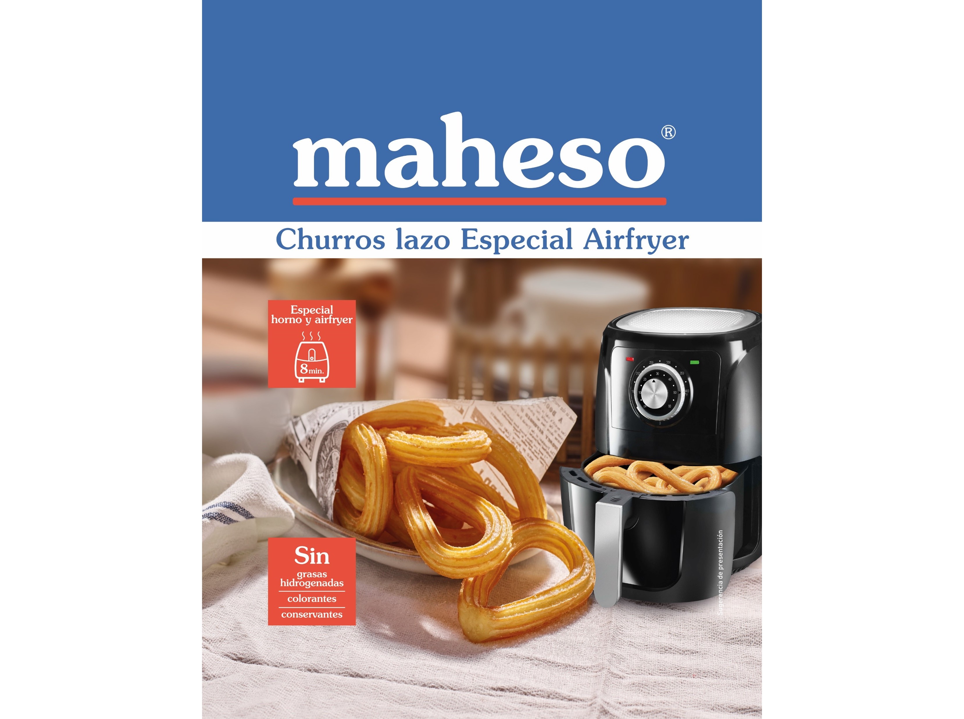 Churros Maheso Laço Para Forno 400g