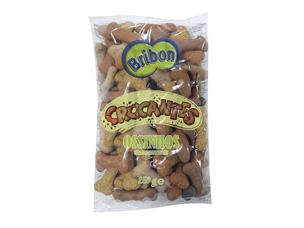 Snacks Cão Bribon Ossinhos Crocantes 250gr