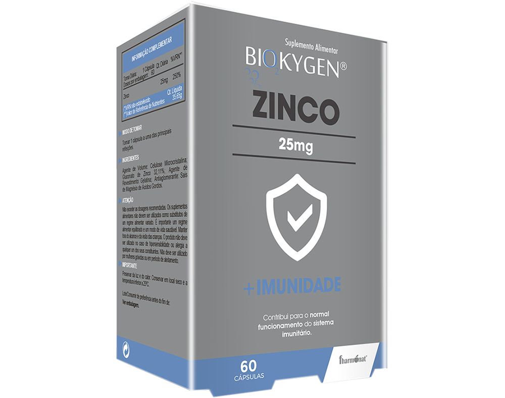 Suplemento Biokygen Biokygen zinco 60caps