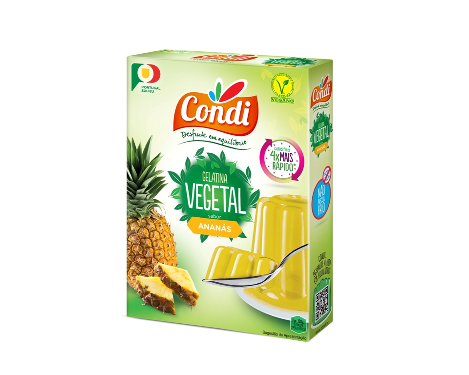 Gelatina Vegetal Condi Ananás 180 G