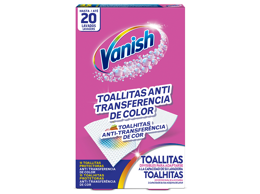 Toalhitas Absorventes de Cor  (10 uds)