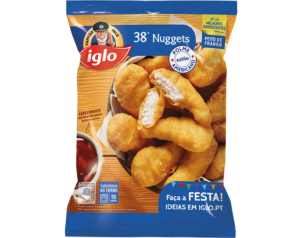 Nuggets Iglo Frango Polme Americano 697g