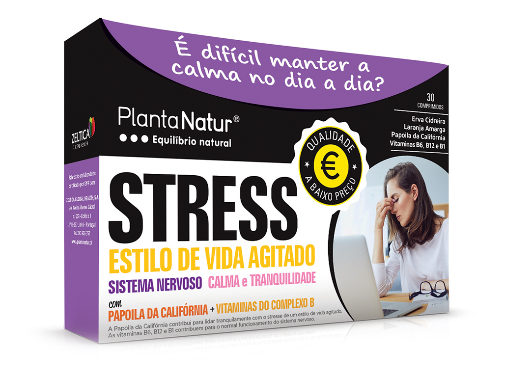 Suplemento Plantanatur Stress 30 Comp