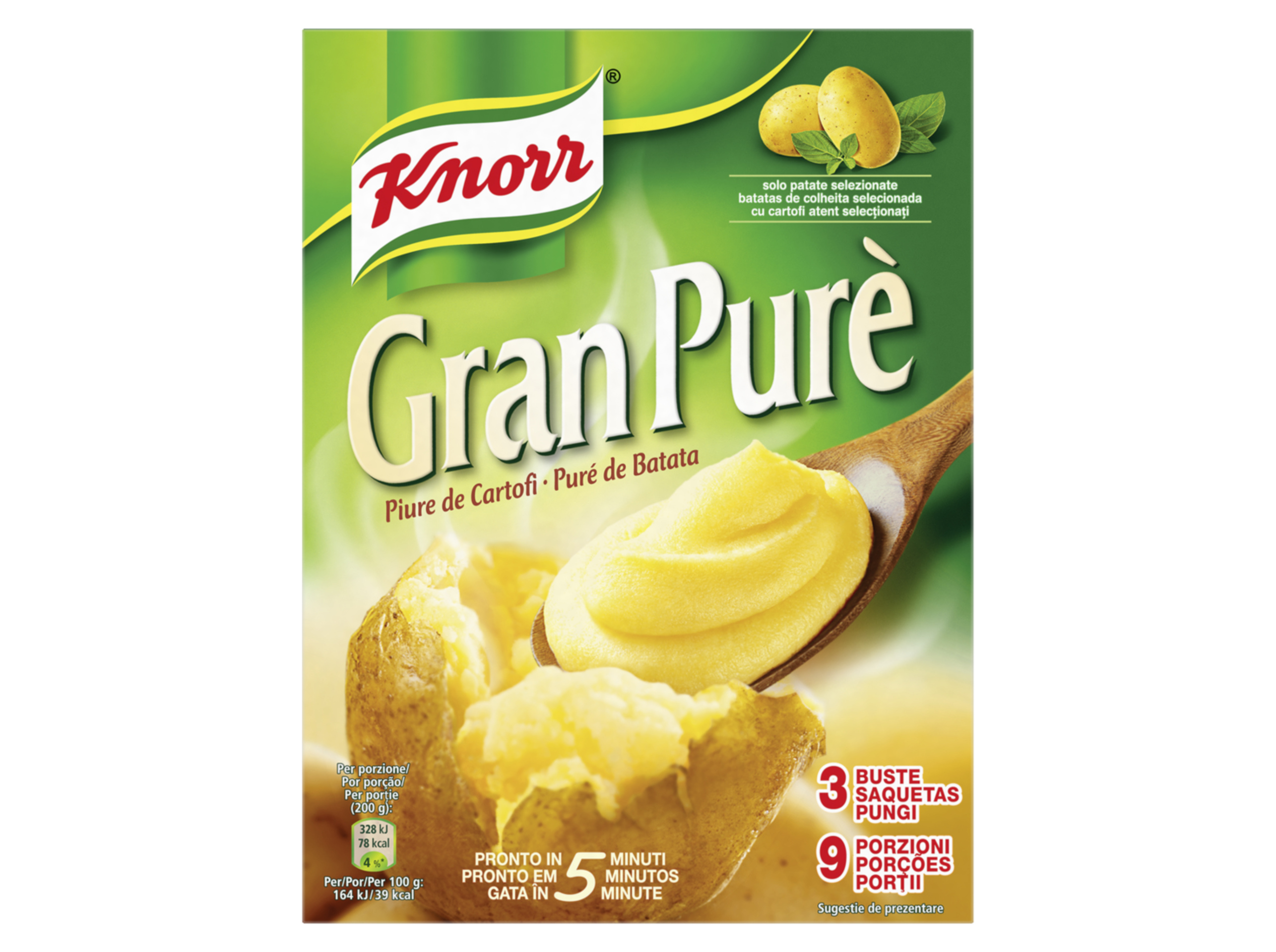 Puré De Batata Knorr 3x75g