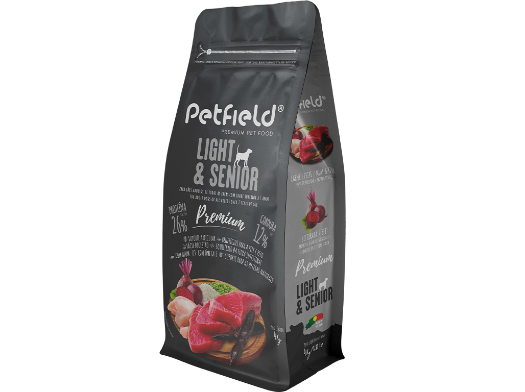 Premium Light & Senior 4 KG Petfield