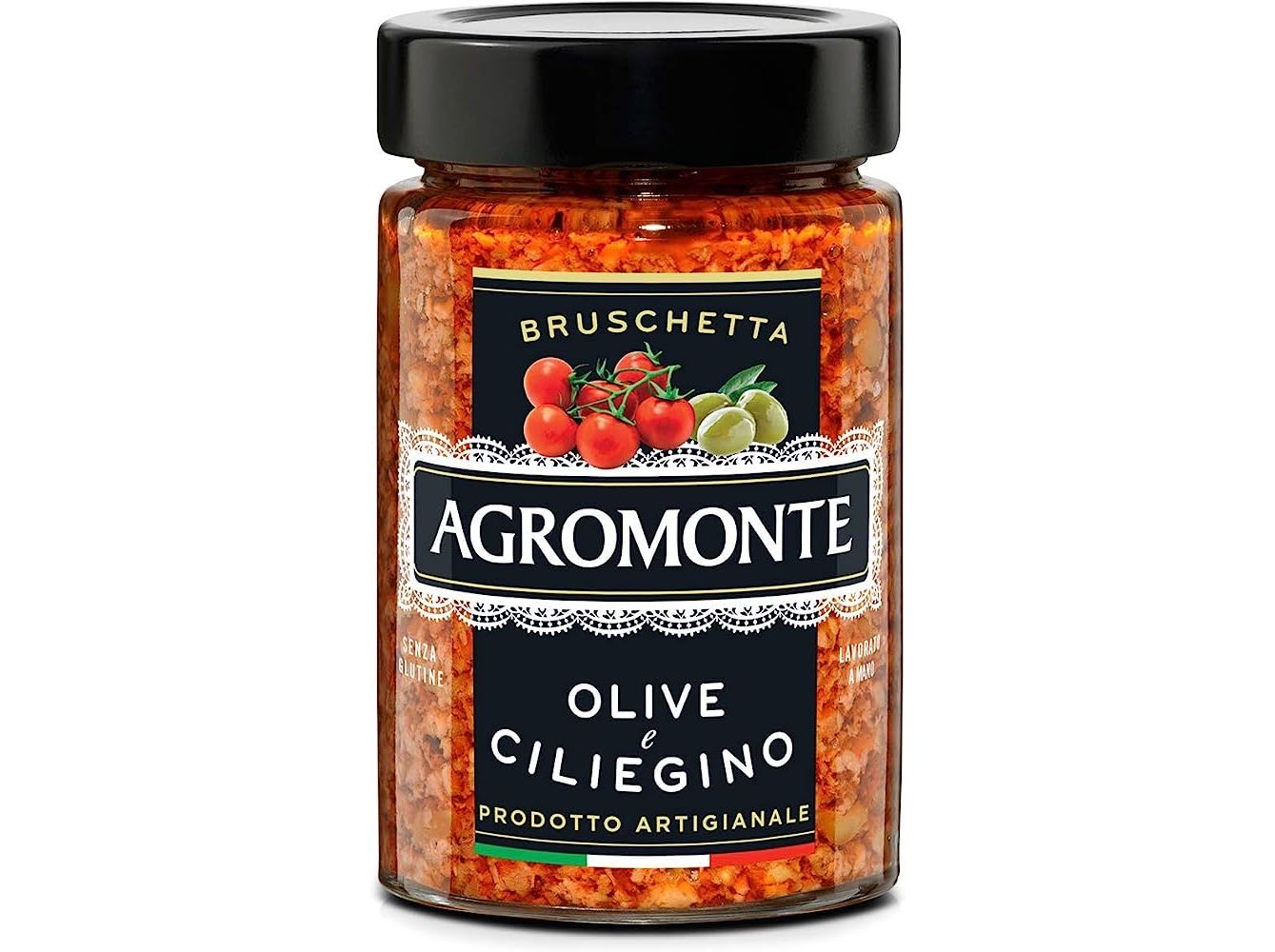 Molho Bruschetta Agromonte Tomate Cherry E Azeitonas 100g