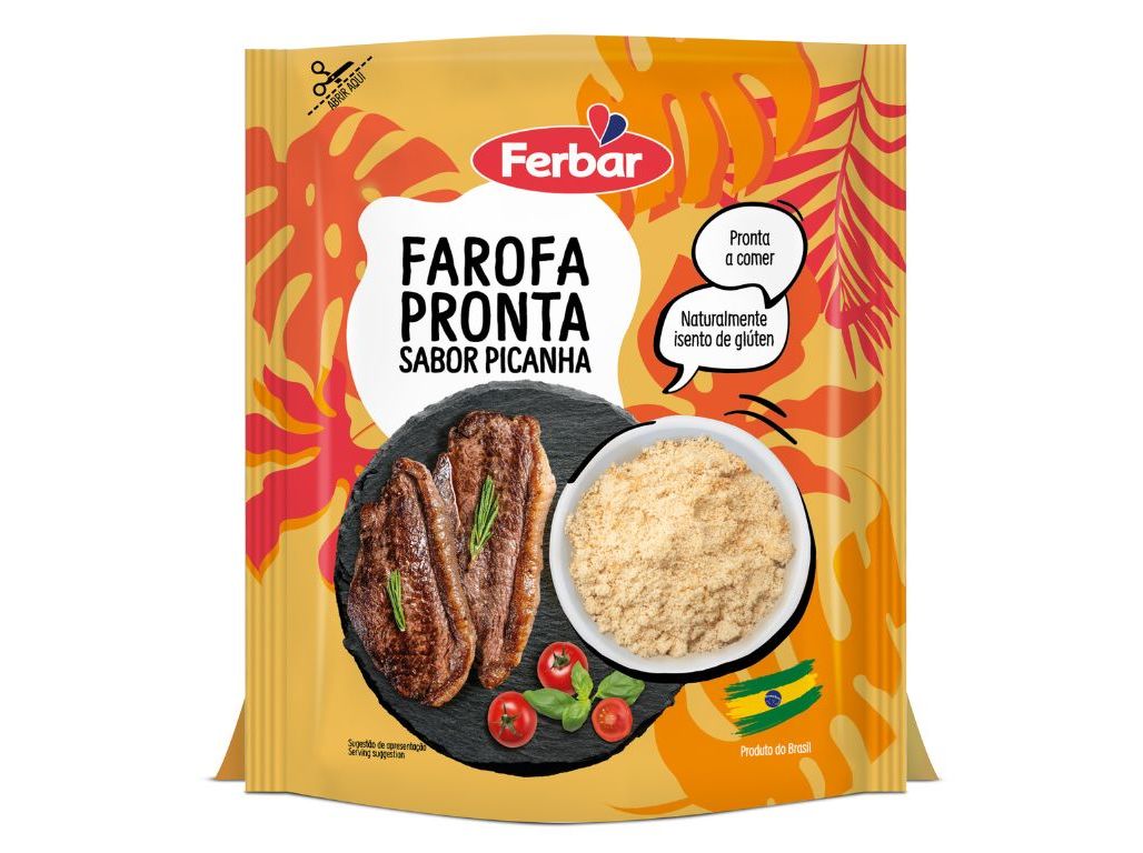 Farofa Ferbar Sabor A Picanha 250g