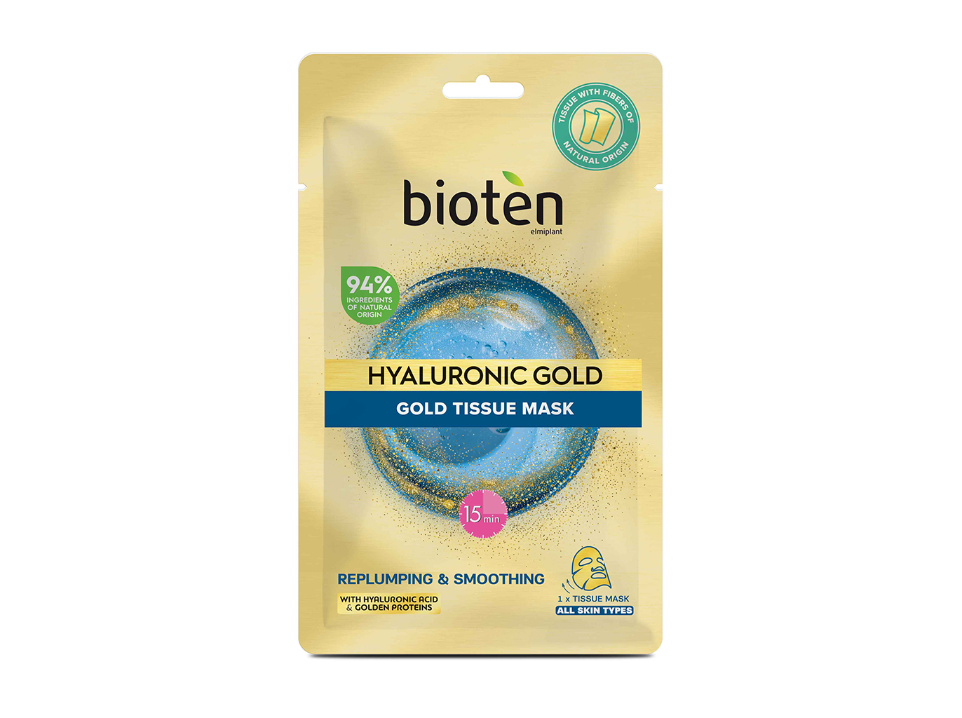 Máscara Bioten Hyaluronic Gold 20ml