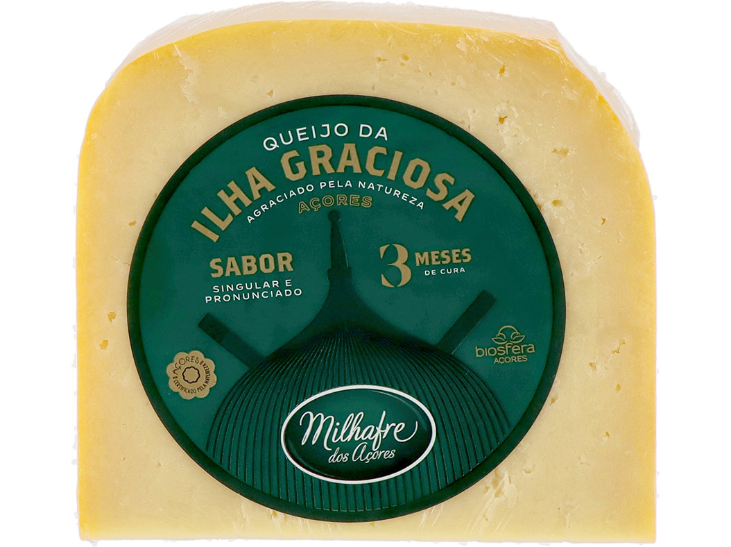 Queijo Ilha Graciosa Curado Milhafre Kg