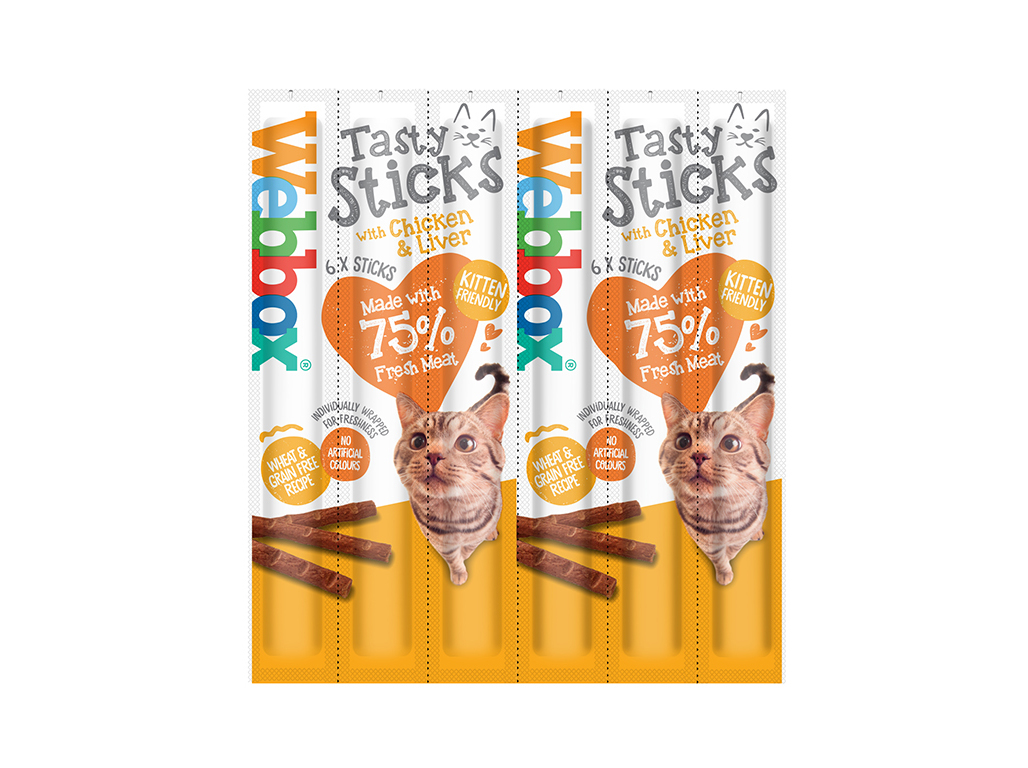 Snack Gato Webbox Sticks Fra+fíg 6 Uni