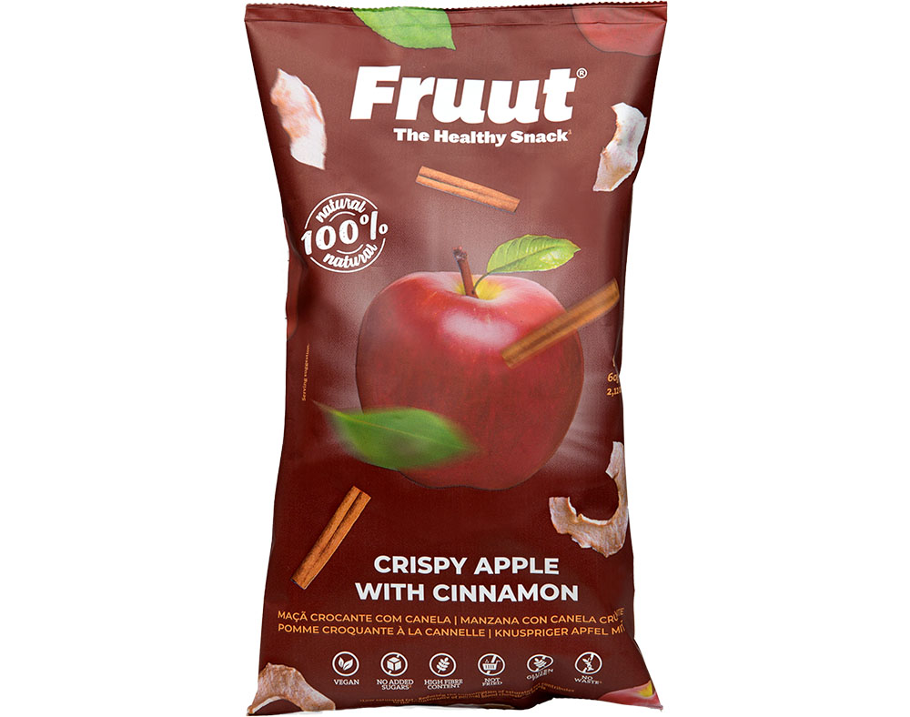 Snack Maçã Fruut Com Canela Sem Açucar 60 G