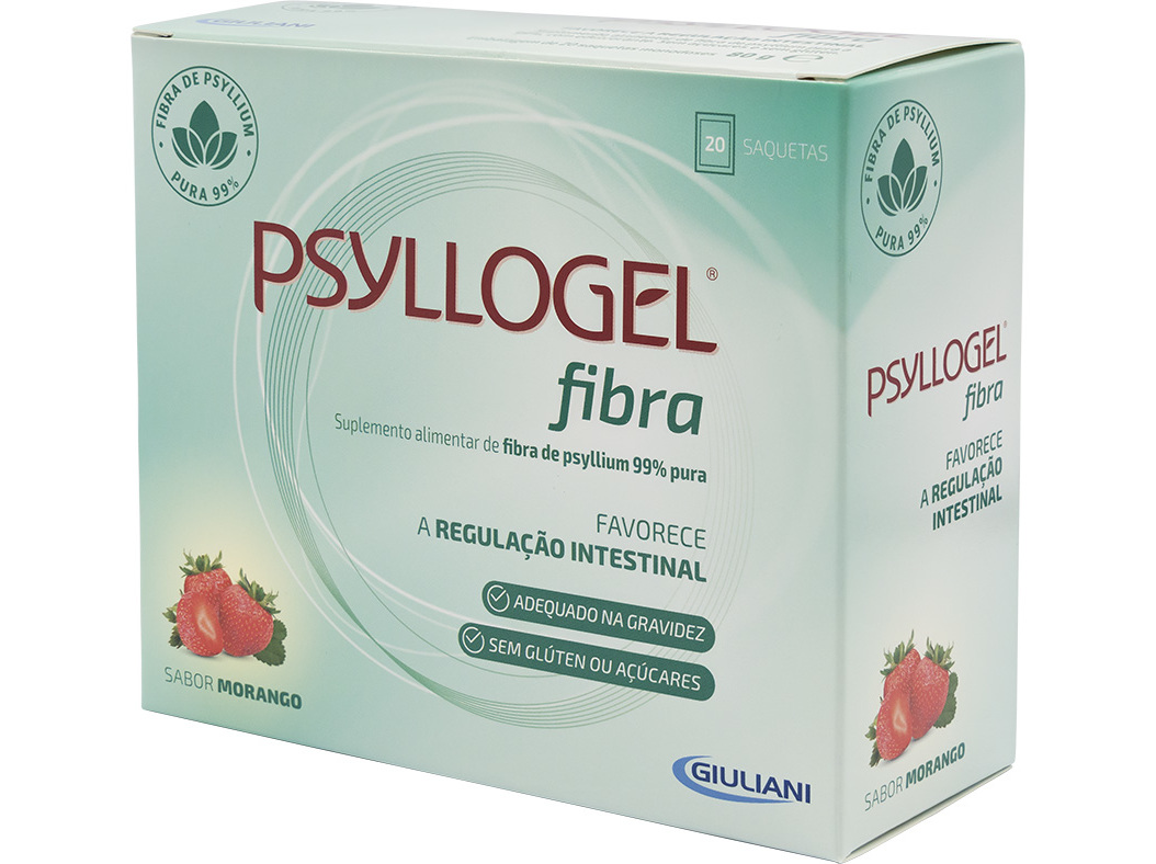 Suplemento Psyllogel Morango 20saq