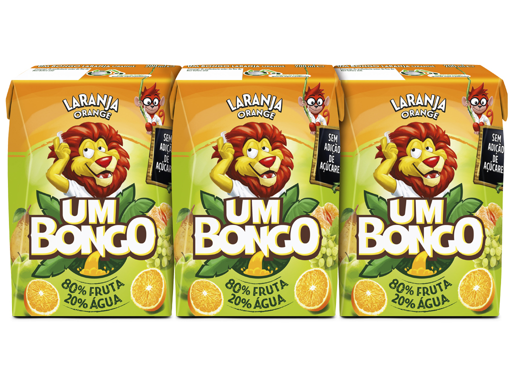 Néctar Um Bongo Laranja 3x0.20l