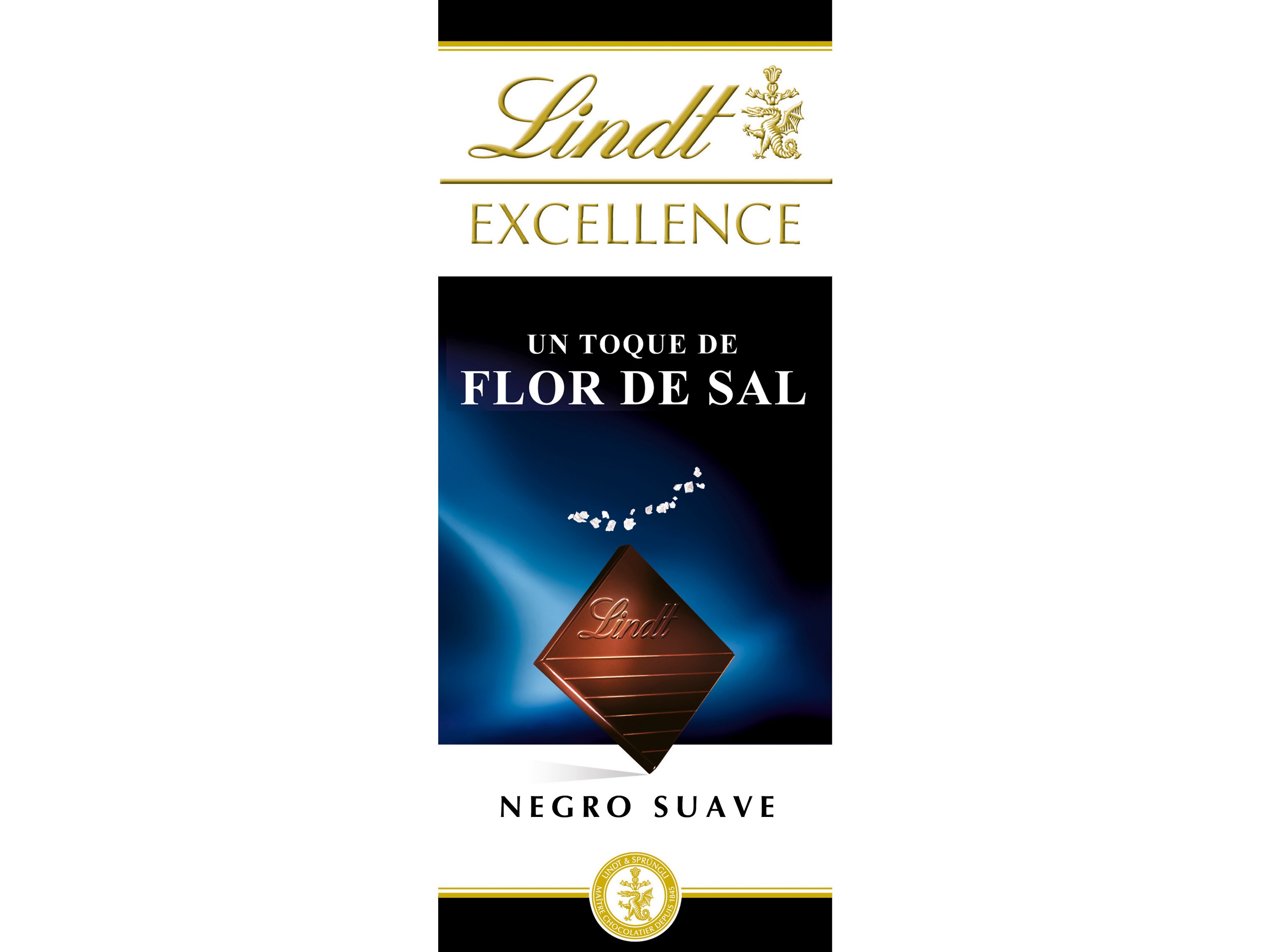 Tablete Lindt Excelence Flor De Sal 100g