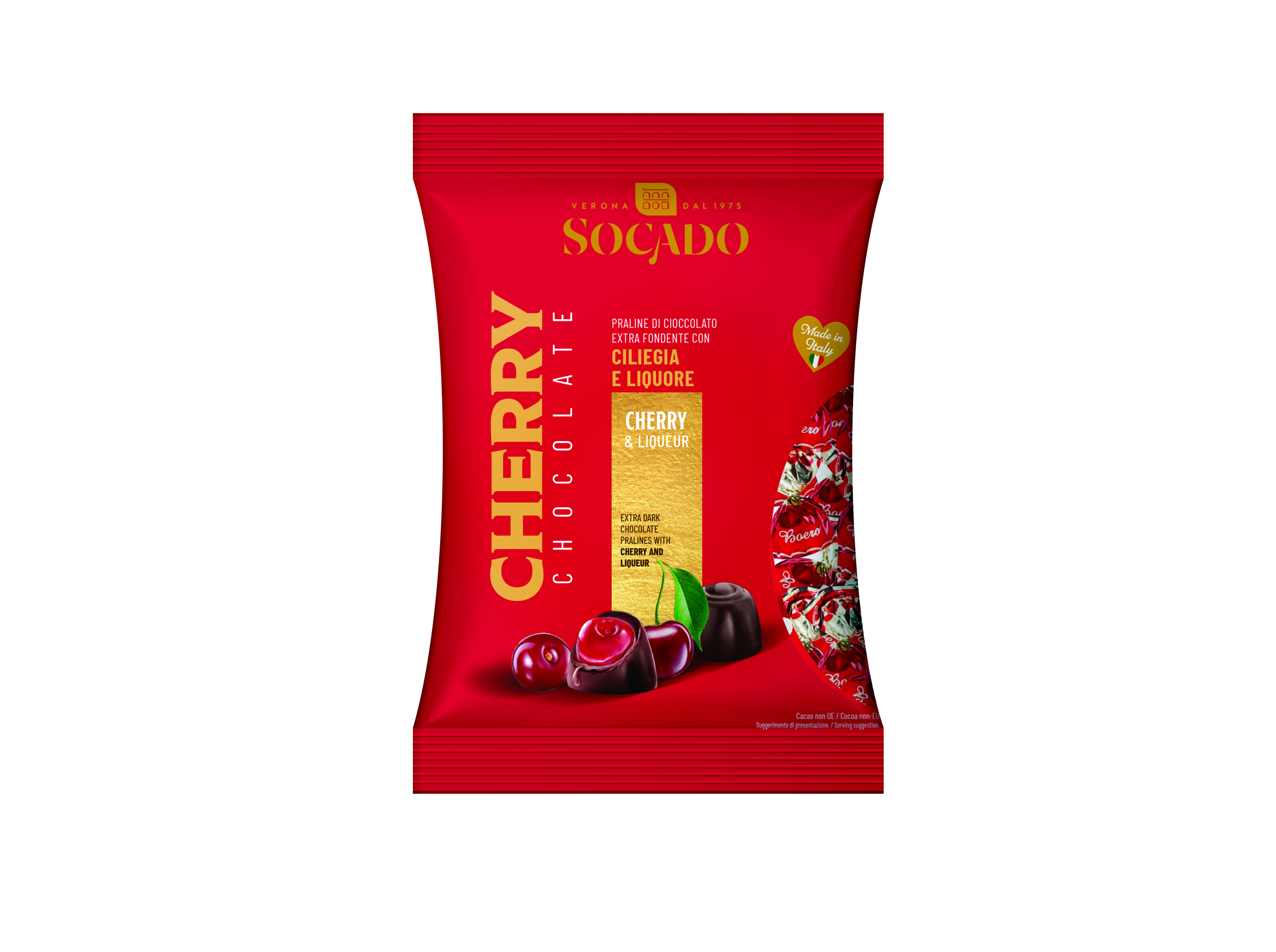 Bombons Socado Cherry And Liqueur 95g