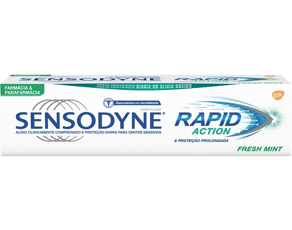 Sensodyne Rapid Action pasta dentífrica Fresh Mint - 75 ml