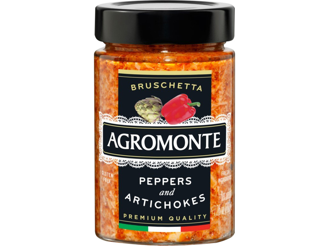 Molho Bruschetta Agromonte Pimento E Alcachofra 100g