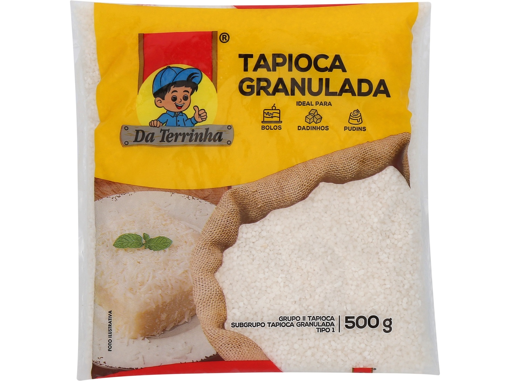 Tapioca Granulada Da Terrinha 500g