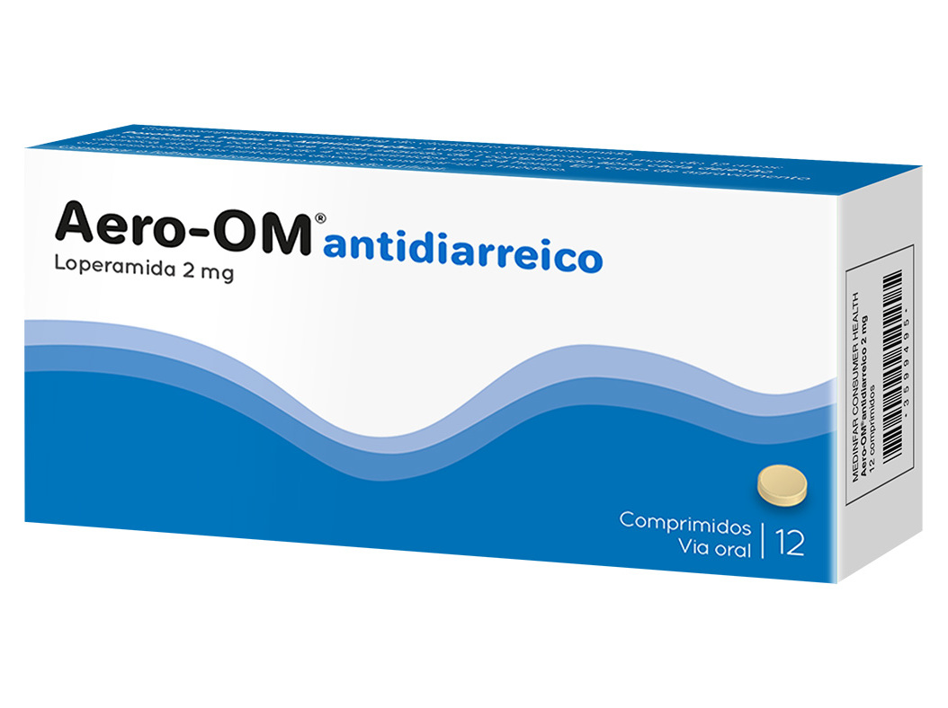 Comprimido Aero-om Antidiarreico 2mg 12un