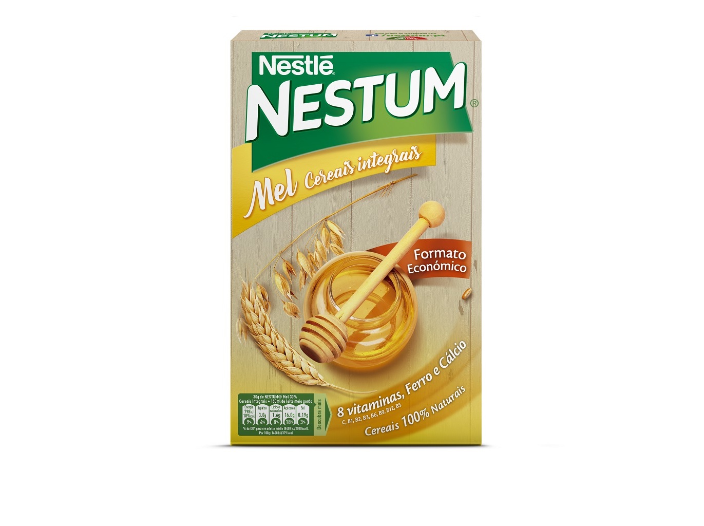 Flocos Nestum Cereais Mel Cereais Integrais 600g