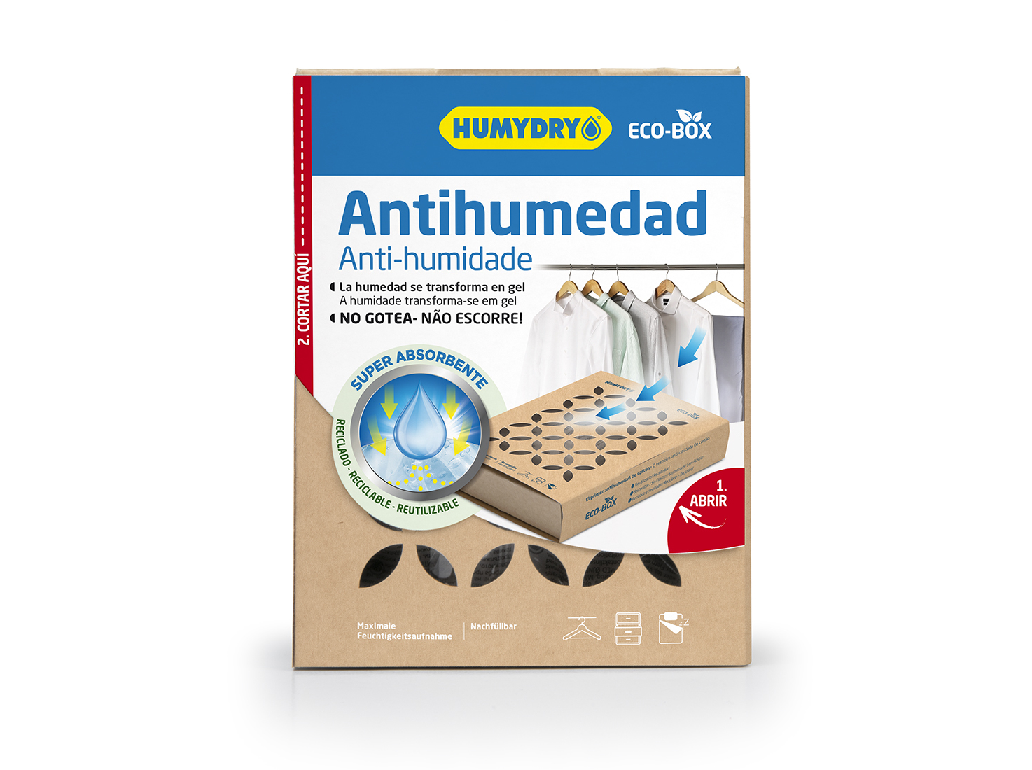 Anti Humidade Humydry Ecobox Armário 200g