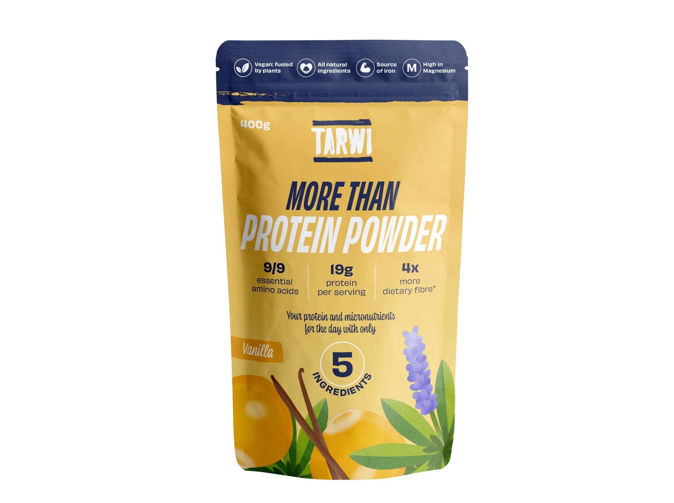 Proteina Vegan Tarwi Tremoço- Baunilha 400g