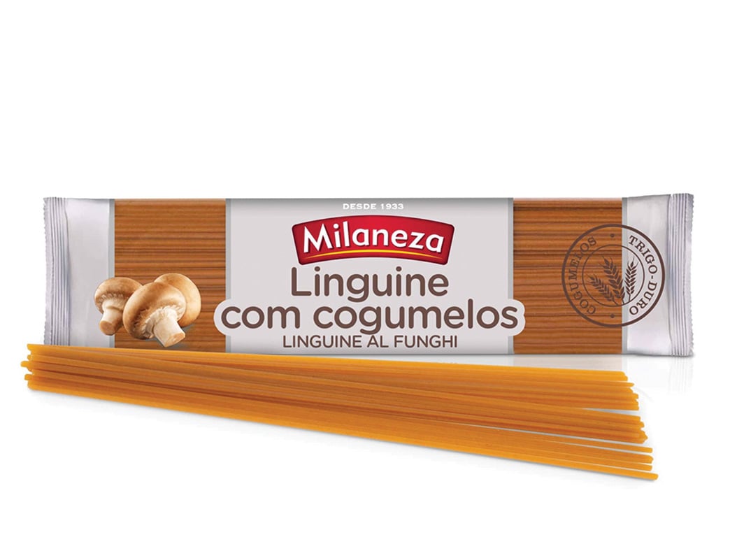 Massa Milaneza Linguine Com Cogumelos 500g